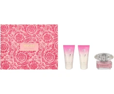Kvepalų rinkinys moterims Versace Bright Crystal (EDT, 50 ml + kūno losjonas, 50 ml + dušo želė, 50 ml)