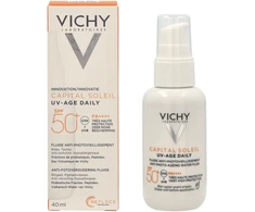 Apsauginis fluidas nuo saulės Vichy Capital Soleil UV-Age Daily SPF50, 40 ml