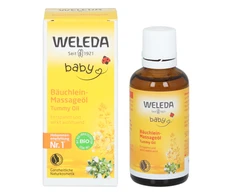 Weleda Baby Tummy Oil masažinis aliejus kūdikiams nuo pilvo pūtimo, 50 ml