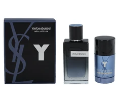 Set Yves Saint Laurent: Y Intense Eau De Parfum For Men, 100 ml + Y Anti-Perspirant Dezodorantas Stick For Men, 75 g
