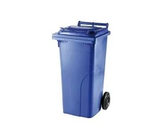 ISORT šiukšlių konteineris, 120 l, mėlynas