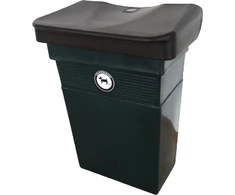 Pakabinama šunų ekskrementų šiukšliadėžė REGENT 50 Dog Waste Bin, 50 l, žalia