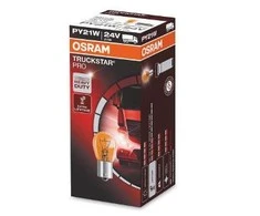 OSRAM Automobilinė lemputė 21W 24V BAU 15S (geltona) 1vnt