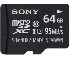 Atminties kortelė SONY SR-64UX2A 64GB Micro SDXC U3 CL10