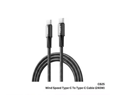Įkrovimo laidas REMAX CB25 (USB - C į USB - C) 240W 1.2m
