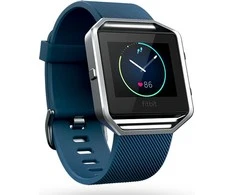 Išmanusis laikrodis Blue Fitbit BLAZE Mėlyna/Sidabrinis Large