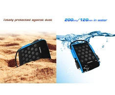 Išorinis kietasis diskas Adata HD720 2TB USB3 Juodas, IP68