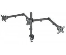 Manhattan 461658 monitoriaus laikiklis arba stovas 68,6 cm (27") Gnybtas Juoda