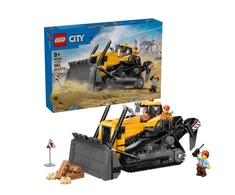 LEGO City Geltonas Buldozeris Z Ładowarką 60466 (Pažeista pakuotė)