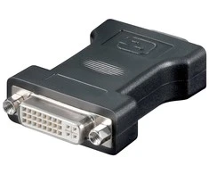 LogiLink® DVI Adapteris DVI-I moteriškas - VGA DSUB vyriškas | Prisijungti | Vga į dvi adapteris | Juodas | HD DSUB 15 kontaktų vyriškas | DVI-D (24+5) moteris