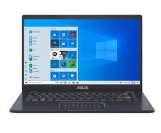 Nešiojamas kompiuteris ASUS E410MA - 14" HD+ LED Matinis / Intel N4020 iki 2.8Ghz / 4GB DDR4 / 256GB SSD M.2 NVMe PCIe 3.0 / Intel UHD Graphics 600 / WIFI 5 + Bluetooth 5.1 / HDMI / USB Type-C / SonicMaster garso sistema / NumberPad / Svoris 1.3kg / Windows 11 + DOVANA Riva dėklas (Pažeista pakuotė)