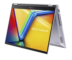 Nešiojamas kompiuteris ASUS Vivobook S 14 Flip TP3402 - 14" 1920x1200 Lietimui jautrus IPS ekranas / Intel i5-13500H iki 4.7GHz (4 branduoliai) / 8GB DDR4 / 512GB SSD M.2 NVMe PCIe 3.0 / Intel UHD Graphics / WIFI 6E + Bluetooth 5.3 / HDMI 2.1 TMDS / USB Type-C with power-display delivery / Vartomas 360 laipsnių / Šviečianti klaviatūra / Metalizuotas / Harman Kardon / Svoris 1.50 kg / Windows 11 + DOVANA Canyon Išmanusis laikrodis (Pažeista pakuotė)