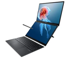 Nešiojamas kompiuteris ASUS Zenbook DUO UX8406 - 14" 3K 2880x1800 OLED HDR 120Hz Liečiamas ekranas / Intel Ultra 9 185H iki 5.1GHz (16 branduolių) / 32GB LPDDR5X / 2TB SSD NVMe PCIe 4.0 / Intel Arc Graphics / WIFI 6E + Bluetooth 5.3 / HDMI 2.1 TMDS / Thunderbolt 4 / Antras OLED ekranas / Šviečianti klaviatūra / Metalizuotas / Harman Kardon / Svoris 1.65 kg / Windows 11 + DOVANA ASUS Pen + ASUS dėklas (Pažeista pakuotė)