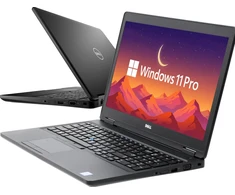 Nešiojamas kompiuteris Dell Latitude 5590 - 15.6" Full HD 1920x1080 WVA matinis ekranas / Intel i5-8250U iki 3.4GHz (4 branduoliai) / 16GB DDR4 / 256GB SSD / Intel UHD Graphics 620 / WIFI 5 + Bluetooth / HDMI / VGA / USB Type-C su vaizdo perdavimu / RJ45 / Trackpoint / Smart Card / Šviečianti klaviatūra / Windows 11 Pro + DOVANA Riva dėklas (Atnaujinta)