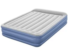 Pripučiamas čiužinys BESTWAY Tritech, pilka/mėlynas, 203 cm x 152 cm x 46 cm (Pažeista pakuotė)