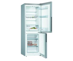Bosch KGV33VLEA Serija 4, Laisvai statomas šaldytuvas-šaldiklis su šaldiklio skyriumi apačioje, 176 x 60 cm, Nerūdijančio plieno efektas