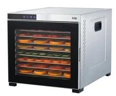Profesionali vaisių džiovyklė Zyle ZYPROMAX, 10 padėklų, 1100 W