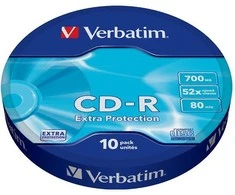 VERBATIM CD-R 700MB 52X EXTRA PR SP 10PK