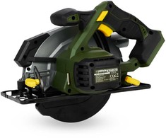Akumuliatorinis diskinis pjūklas HERVIN BATTERY, 20 V, bešepetėlinis, Ø185 mm, pjovimo gylis 50 mm, be akumuliatoriaus, BLCY-262