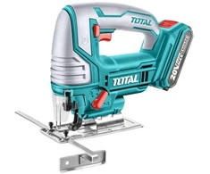 Total Tools Akumuliatorinis siaurapjūklis TOTAL, 20 V, mediena 80 mm, plienas 8 mm, 2400/min, be akumuliatoriaus, TJSLI8501