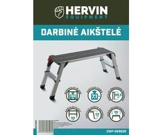 Darbinė aikštelė HERVIN EQUIPMENT, 150 kg, 960x300x500 mm, CWP-DE9630