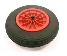 Karučio ratas HERVIN CONSTRUCTION, 4,00-8, su plastikiniu disku, pripučiamas, PLAST4.00-8