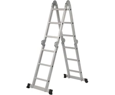 HERVIN Daugiafunkcinės kopėčios AM0216A, 4x4 pakopų, 2240-4610 mm