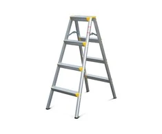 Kopėčios HERVIN EQUIPMENT, alium. dvipusės, platėjančios 2x4 pakopų, 1070 mm, CL-WPL24