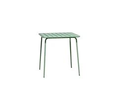 Lauko valgomojo stalas NOVELLY HOME, iš plieno, su antikorozine danga, spl. šviesiai žalia, 730x700x700 mm, MT22107-L70