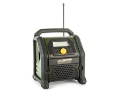 Nešiojamas radijo imtuvas HERVIN BATTERY, 20 V, USB, AUX, Bluetooth, be akumuliatoriaus, PLRL-930A