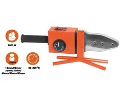 Plastikinių vamzdžių suvirinimo aparatas HERVIN TOOLS, 2000 W, 7 galvutės 16-63 mm, PW-2000W