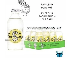 Beržų sula. Su citrinų sultimis. Sip Sap, 330 ml x 12 vnt