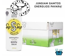 Beržų sula. Su imbiero ir laimo skoniu STILL. Sip Sap, Alu, 250 ml x 12 vnt
