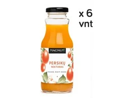 Persikų nektaras su minkštimu Magnum, 250ml x 6vnt