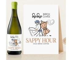 SIP SAP birch cuvée. Su cold brew kava, fermentuota beržų sula, 750 ml x 4 vnt