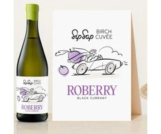 SIP SAP birch cuvée. Su juodaisiais serbentais, fermentuota beržų sula, 750 ml x 4 vnt
