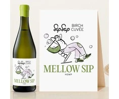 SIP SAP birch cuvée. Su kanapių žiedų arbata, fermentuota beržų sula, 750 ml x 4 vnt