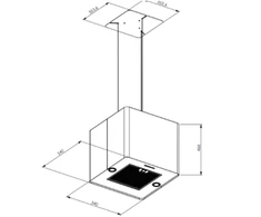 Gartraukis Allenzi CUBE Baltas