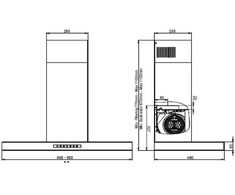 Gartraukis Tecnowind LENS 90 Juodas A CLASS
