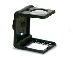 Konus Didinamasis stiklas Linen tester 5x LED