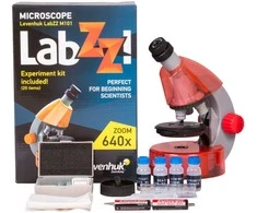Mikroskopas Levenhuk LabZZ M101 Oranžinis 40x-640x