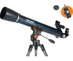 Teleskopas Celestron Astromaster LT 70AZ su telefono adapteriu ir Mėnulio filtru