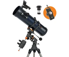 Teleskopas Celestron Astromaster Reflector 130EQ su telefono adapteriu T2-Barlow