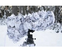 Tragopan Maskuotė 3D didesniam foto objektyvui sniegas