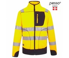 Džemperis Fleece Pesso geltonas/mėlynas