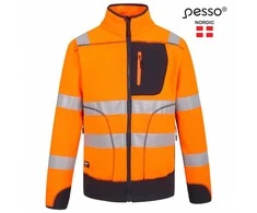 Džemperis Pesso Fleece oranžinis, mėlynas