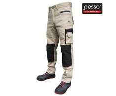 Kelnės Pesso iš CVC 320 audinio (smėlio sp.)
