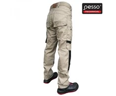 Kelnės Pesso iš CVC 320 audinio (smėlio sp.)