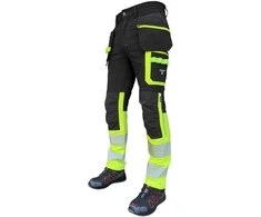 Kelnės Pesso JUPITER 175HVG Ripstop stretch (juoda/geltona)