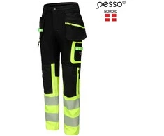 Kelnės Pesso JUPITER 175HVG Ripstop stretch (juoda/geltona)